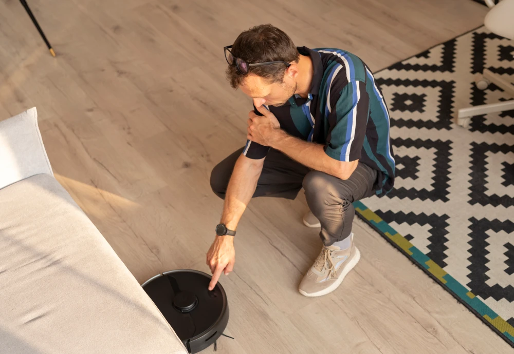 robot vacuum pet hair self cleaning